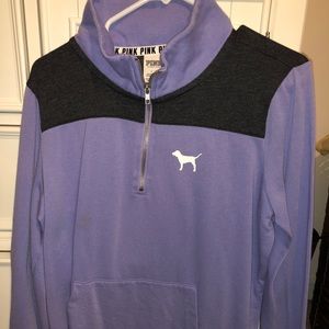 Lavender Half Zip Pullover